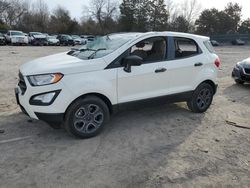 Ford Ecosport S salvage cars for sale: 2021 Ford Ecosport S