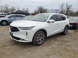 Acura MDX Vehiculos salvage en venta: 2022 Acura MDX Technology