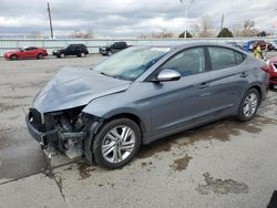 Salvage cars for sale at Littleton, CO auction: 2019 Hyundai Elantra SEL