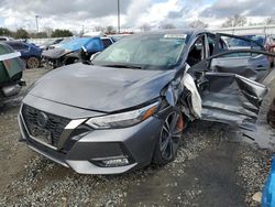 Nissan Sentra SR salvage cars for sale: 2020 Nissan Sentra SR