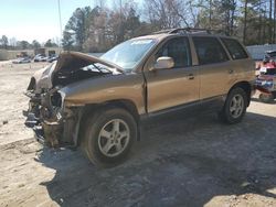 Hyundai salvage cars for sale: 2002 Hyundai Santa FE GLS