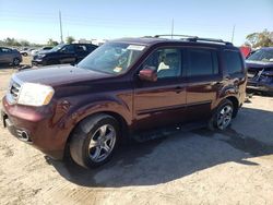 Salvage cars for sale from Copart Riverview, FL: 2015 Honda Pilot EXL