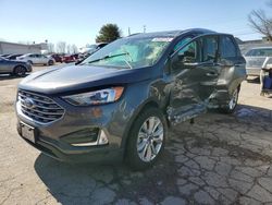 Salvage cars for sale at Lexington, KY auction: 2020 Ford Edge Titanium