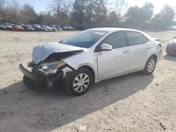 Salvage cars for sale from Copart Madisonville, TN: 2016 Toyota Corolla L