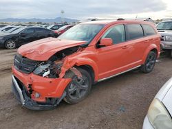 Salvage cars for sale from Copart Phoenix, AZ: 2019 Dodge Journey Crossroad
