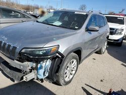 Salvage cars for sale at Bridgeton, MO auction: 2019 Jeep Cherokee Latitude