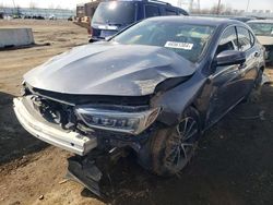 Salvage cars for sale at Elgin, IL auction: 2019 Acura TLX