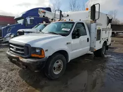 Salvage trucks for sale at Elgin, IL auction: 1999 Ford F350 Super Duty