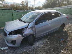 Salvage cars for sale from Copart Riverview, FL: 2020 Mitsubishi Mirage G4 SE