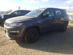 Salvage cars for sale from Copart Chicago Heights, IL: 2019 Jeep Compass Sport