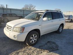 Salvage cars for sale from Copart Wichita, KS: 2003 Toyota Highlander Limited