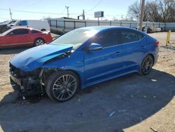 Salvage cars for sale from Copart Oklahoma City, OK: 2018 Hyundai Elantra Sport