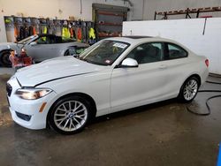 Salvage cars for sale at Candia, NH auction: 2015 BMW 228 XI Sulev