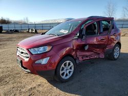 Salvage cars for sale from Copart Columbia Station, OH: 2020 Ford Ecosport SE