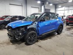 Salvage cars for sale at Ham Lake, MN auction: 2023 Nissan Kicks SR