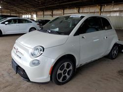 Fiat 500 salvage cars for sale: 2016 Fiat 500 Electric