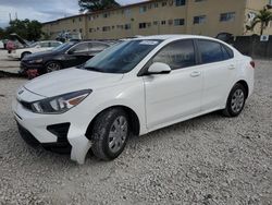 KIA Rio LX salvage cars for sale: 2021 KIA Rio LX