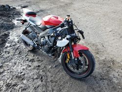 Salvage motorcycles for sale at Marlboro, NY auction: 2013 Yamaha YZFR6