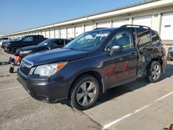 Salvage cars for sale from Copart Louisville, KY: 2016 Subaru Forester 2.5I Limited