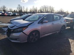 Vehiculos salvage en venta de Copart Portland, OR: 2018 Nissan Leaf S