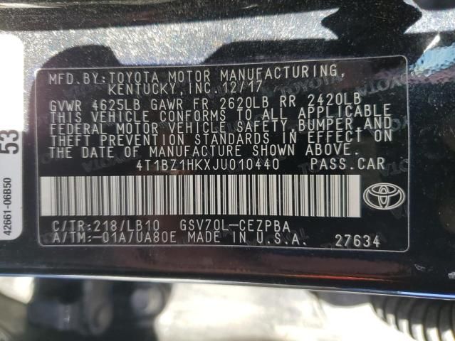 2018 Toyota Camry XSE