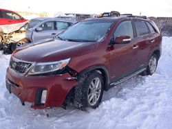 Salvage cars for sale from Copart Anchorage, AK: 2015 KIA Sorento LX