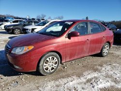 Salvage cars for sale from Copart West Warren, MA: 2010 Hyundai Elantra Blue