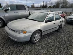 Salvage cars for sale from Copart Portland, OR: 2001 Chevrolet GEO Prizm Base