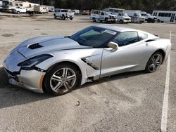 Chevrolet Corvette salvage cars for sale: 2017 Chevrolet Corvette Stingray 3LT