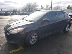 Salvage cars for sale at Woodburn, OR auction: 2016 Ford Focus SE