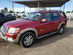 Ford Explorer salvage cars for sale: 2008 Ford Explorer Eddie Bauer