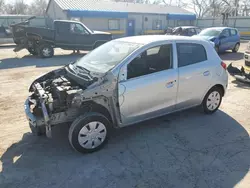 Vehiculos salvage en venta de Copart Wichita, KS: 2015 Mitsubishi Mirage DE