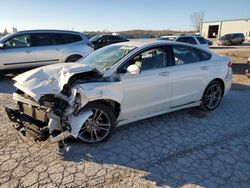 Salvage cars for sale at Kansas City, KS auction: 2015 Ford Fusion Titanium