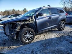 Toyota Highlander salvage cars for sale: 2018 Toyota Highlander SE