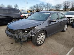 Salvage cars for sale at Moraine, OH auction: 2013 Honda Accord EXL