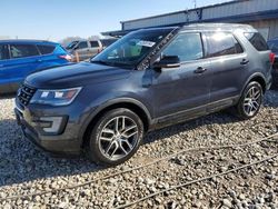 Ford Explorer Sport salvage cars for sale: 2017 Ford Explorer Sport