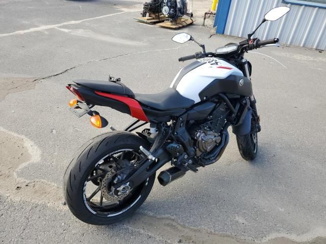 2018 Yamaha MT07