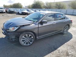 Salvage cars for sale at Las Vegas, NV auction: 2015 Honda Accord Sport