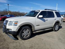 Salvage cars for sale from Copart East Granby, CT: 2008 Ford Explorer Eddie Bauer
