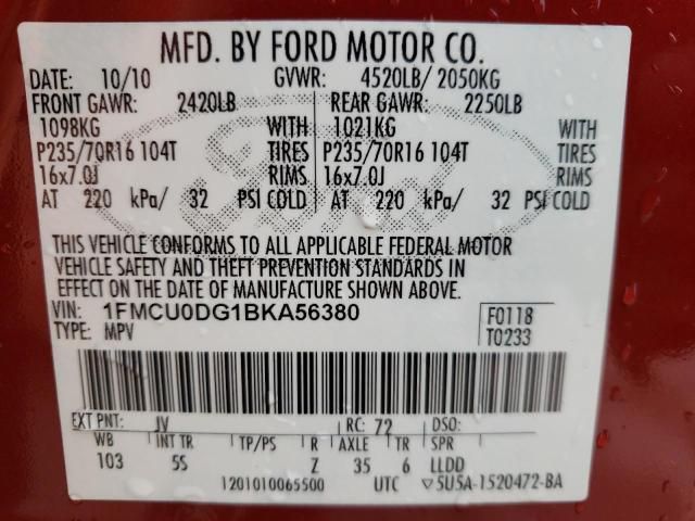 2011 Ford Escape XLT