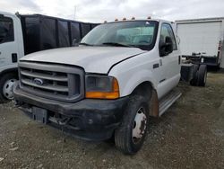Salvage trucks for sale at Martinez, CA auction: 2001 Ford F450 Super Duty