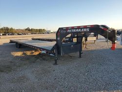 Salvage trucks for sale at Houston, TX auction: 2024 PJ Utlity TRL