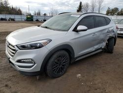 Salvage cars for sale from Copart Ontario Auction, ON: 2018 Hyundai Tucson SEL