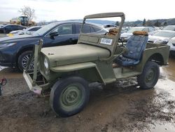 Salvage cars for sale from Copart San Martin, CA: 1956 Willys Jeep