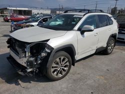 Salvage cars for sale at Sun Valley, CA auction: 2021 Toyota Rav4 XLE Premium