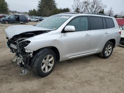 Salvage cars for sale from Copart Finksburg, MD: 2010 Toyota Highlander SE