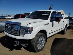 Salvage cars for sale at Brighton, CO auction: 2013 Ford F150 Supercrew