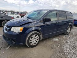 Salvage cars for sale at Bridgeton, MO auction: 2014 Dodge Grand Caravan SE