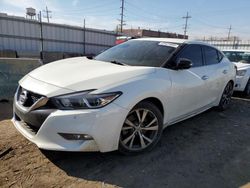 Salvage cars for sale from Copart Chicago Heights, IL: 2018 Nissan Maxima 3.5S