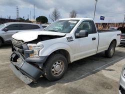 Salvage trucks for sale at Wilmington, CA auction: 2016 Ford F150